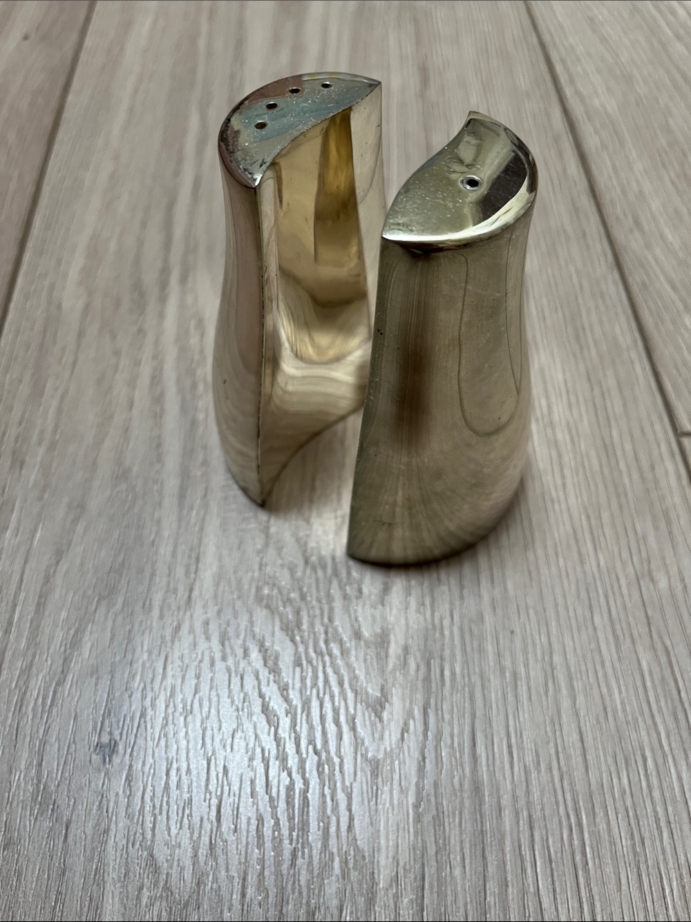 Silver plated  Salt and Pepper Shaker Set - MCM Home Accents/VTG